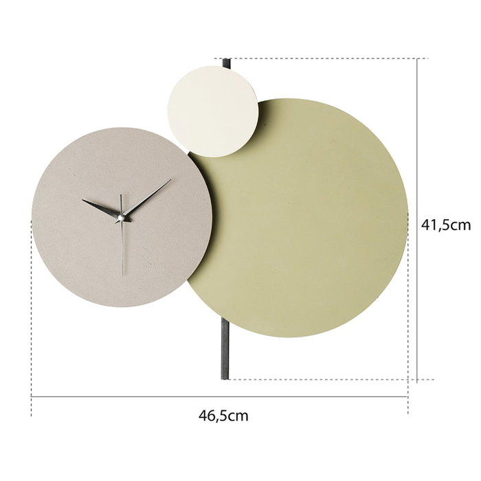 Wallity Reloj de Pared Decorativo Pavimento - Green Wallity Reloj de Pared Decorativo Pavimento - Green